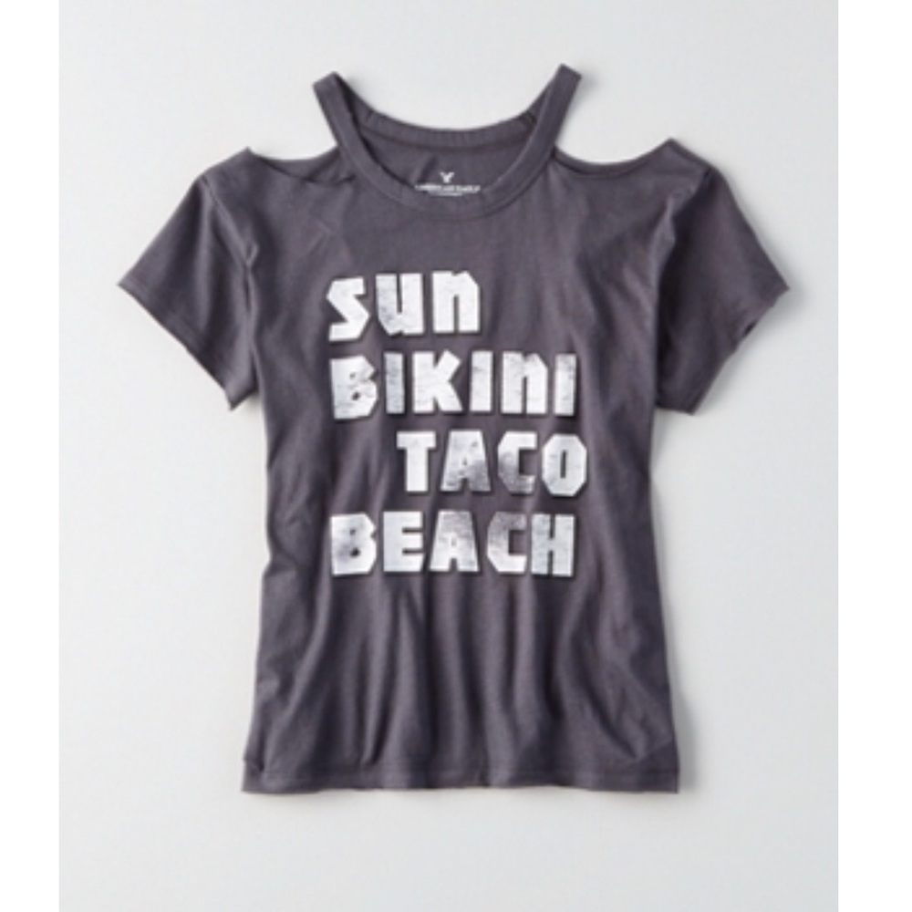 AE cutout shoulder tee